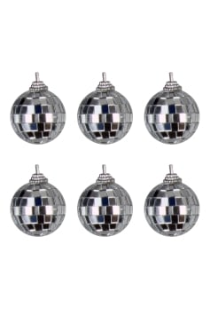 24pc 4cm Mirror Ball Baubles